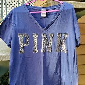 PINK Victoria's Secret Navy T-Shirt